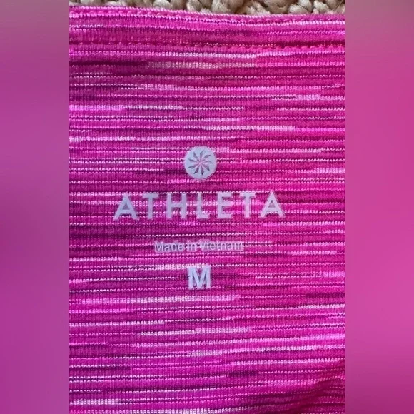 Athleta Power Up leggings, space dye pink - Picture 6 of 9